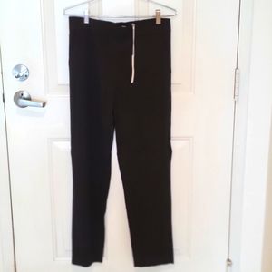 Vince High Rise Pull on Split Straight Leg Trousers